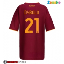 Ženske Nogometnih dresov AS Roma Paulo Dybala #21 Domači 2025-26 Kratki rokavi